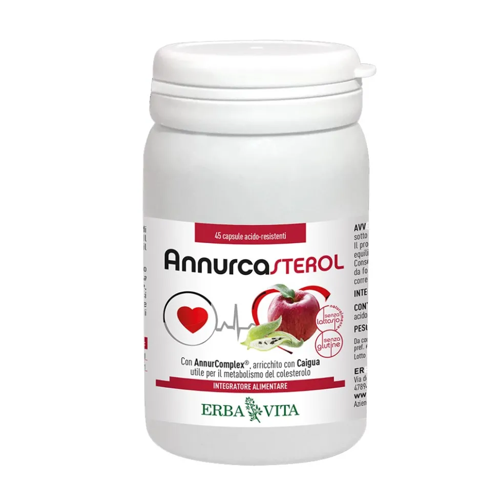 Erba Vita Cuore e Circolazione - Annurca Sterol Colesterolo, 45 capsule