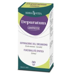 Erba Vita Depuratum Integratore Depurazione dell'Organismo, 30 Compresse