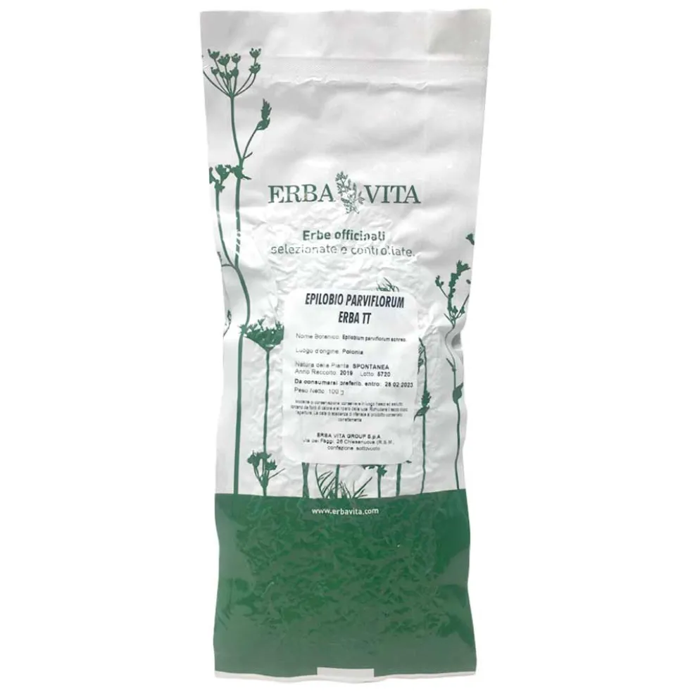 Erba Vita Epilobio Parviflorum - Erba per infuso per i disturbi della prostata, 100 g