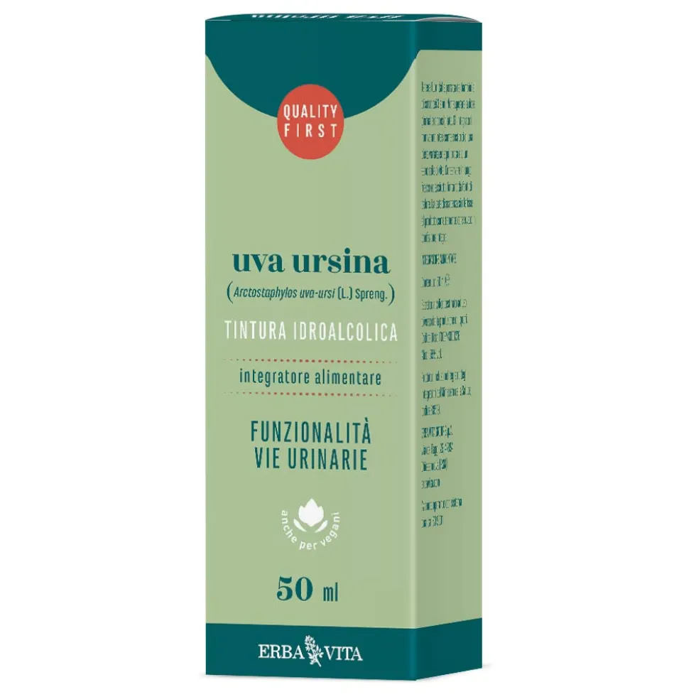 Erba Vita Estratti Liquidi - Tintura Idroalcolica Uva Ursina, 50ml