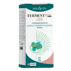 Erba Vita FermentFlor PRO - Candi Integratore con Microrganismi Probiotici Vivi e Vitamina B2 Benessere Intestinale e delle Mucose, 14 Stick Orosolubili