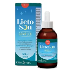 Erba Vita Lietoson - Complex Gocce Integratore Stress Ansia Sonno, 50ml