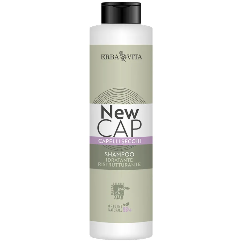 Erba Vita NewCap - Shampoo Capelli Secchi, 250ml