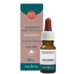 Erba Vita Oli Essenziali - Olio Essenziale Zenzero Digestione, 10ml