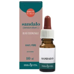 Erba Vita Oli Essenziali - Olio Essenziale Sandalo Uso Esterno, 10ml