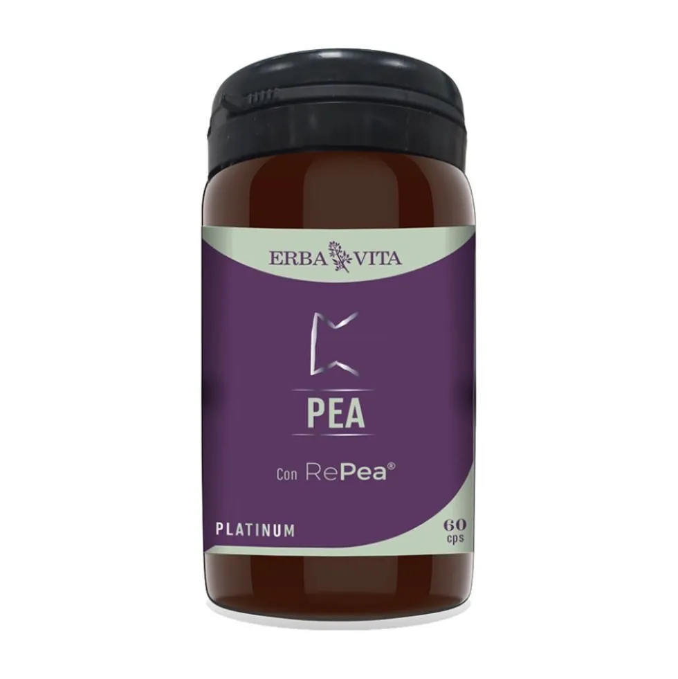Erba Vita Platinum - PEA Integratore Alimentare Antiossidante, 60 capsule