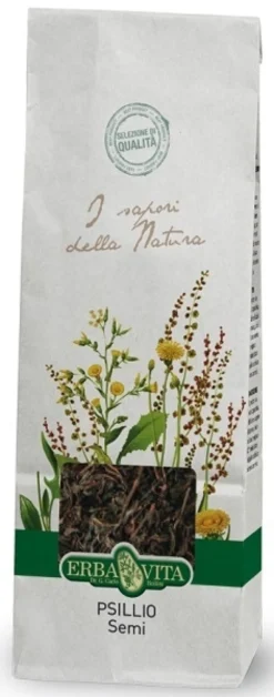Erba Vita Semi di psillio Tisana ad azione lassativa e digestiva, 100 g