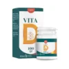 Erba Vita Vita D - Integratore di vitamina D3 per le ossa e le difese immunitarie, 100 compresse