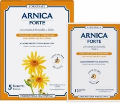 Erboristeria Magentina Arnica Forte - Cerotti Arnica Forte Lenitivi, 5 Pezzi