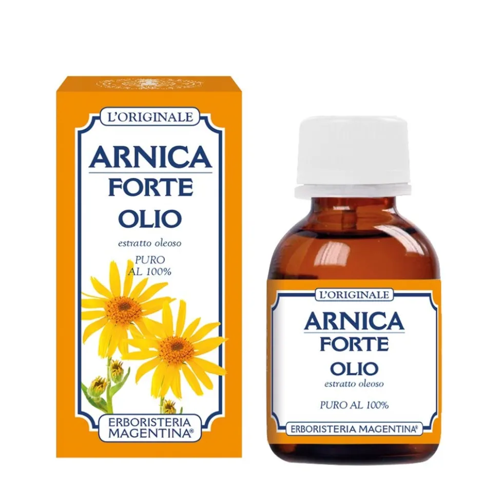 Erboristeria Magentina Arnica Forte Olio Puro 100%, 50ml