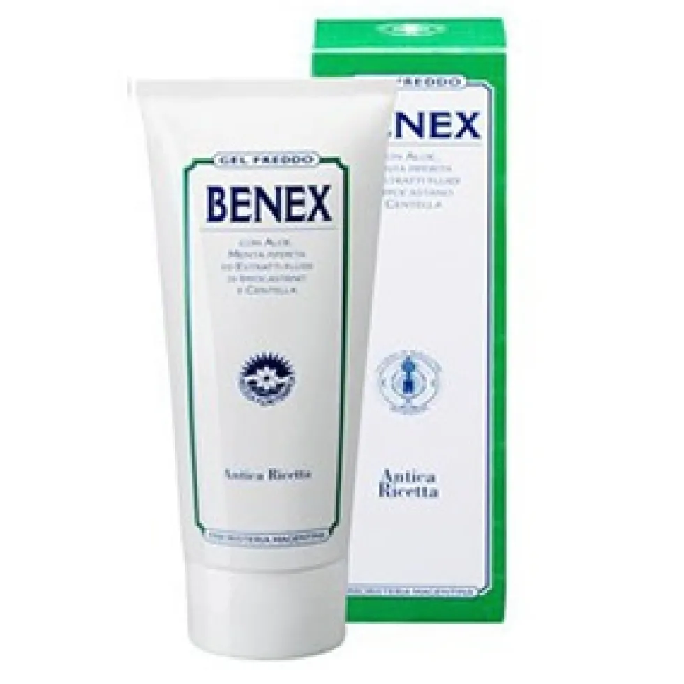 Erboristeria Magentina Benex Gel Freddo - Gel defaticante per le gambe stanche e gonfie, 200 ml