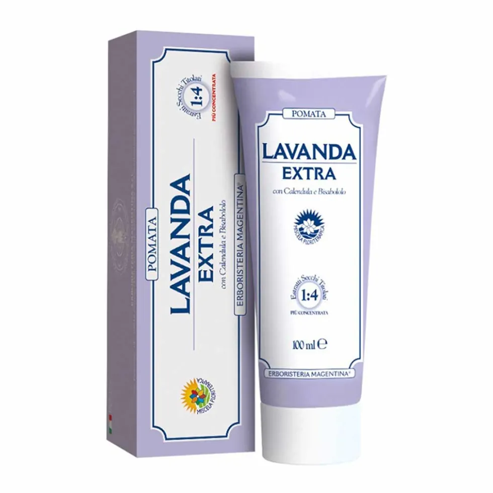 Erboristeria Magentina Lavanda Pomata con Calendula e Bisabololo, 100ml