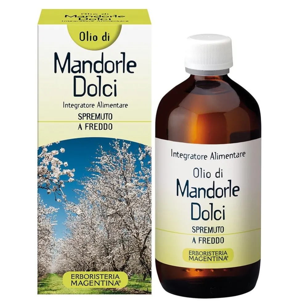 Erboristeria Magentina Olio di Mandorle Dolci Integratore Alimentare, 250ml