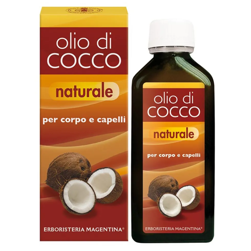 Erboristeria Magentina Olio Di Cocco Naturale Corpo E Capelli, 100ml