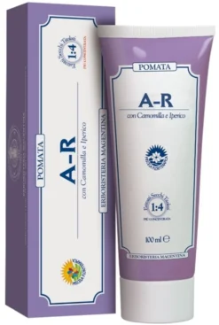 Erboristeria Magentina Pomate - A-R Pomata con Camomilla e Ippocastano Microcircolo e Rilassamento, 100ml