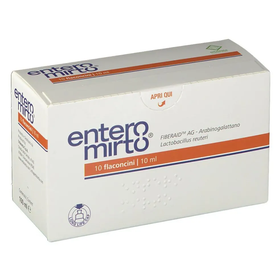 Erbozeta Entero Mirto Integratore Alimentare, 10 Flaconcini
