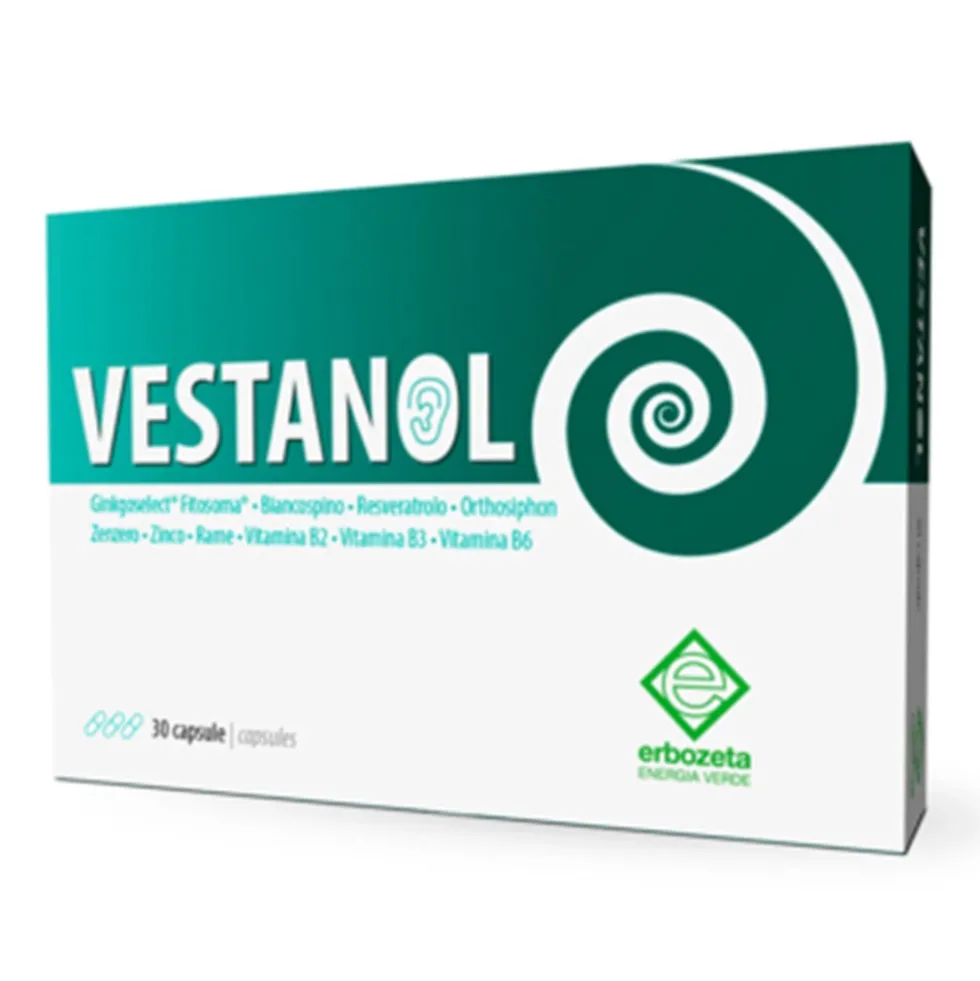 Erbozeta Vestanol Integratore Alimentare, 30 Capsule