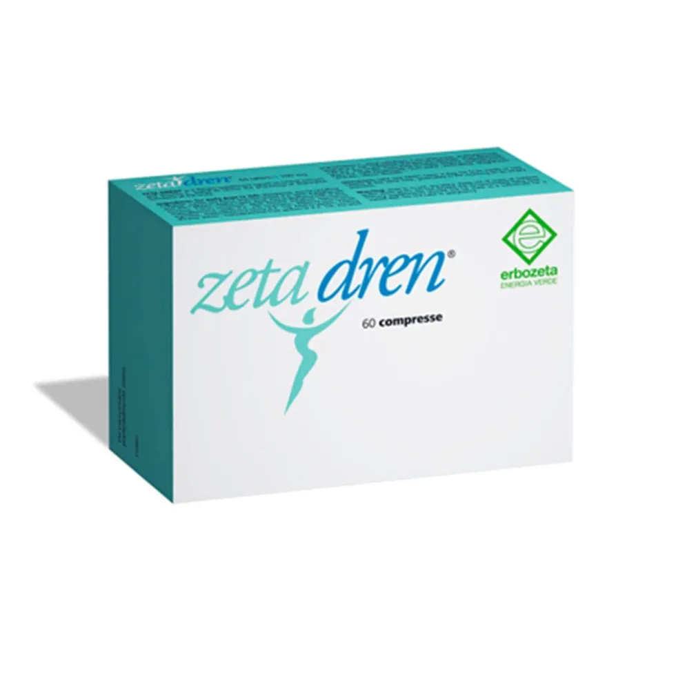 Erbozeta Zeta Dren Integratore Drenante e Depurativo, 60 Compresse