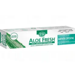 ESI Aloe Fresh Menta Crystal - Dentifricio in gel per l'igiene orale e l'alito fresco, 100 ml