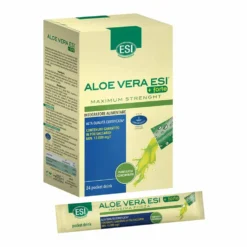 ESI Aloe Vera Succo +Forte - Integratore alimentare per la depurazione dell'organismo, 24 bustine