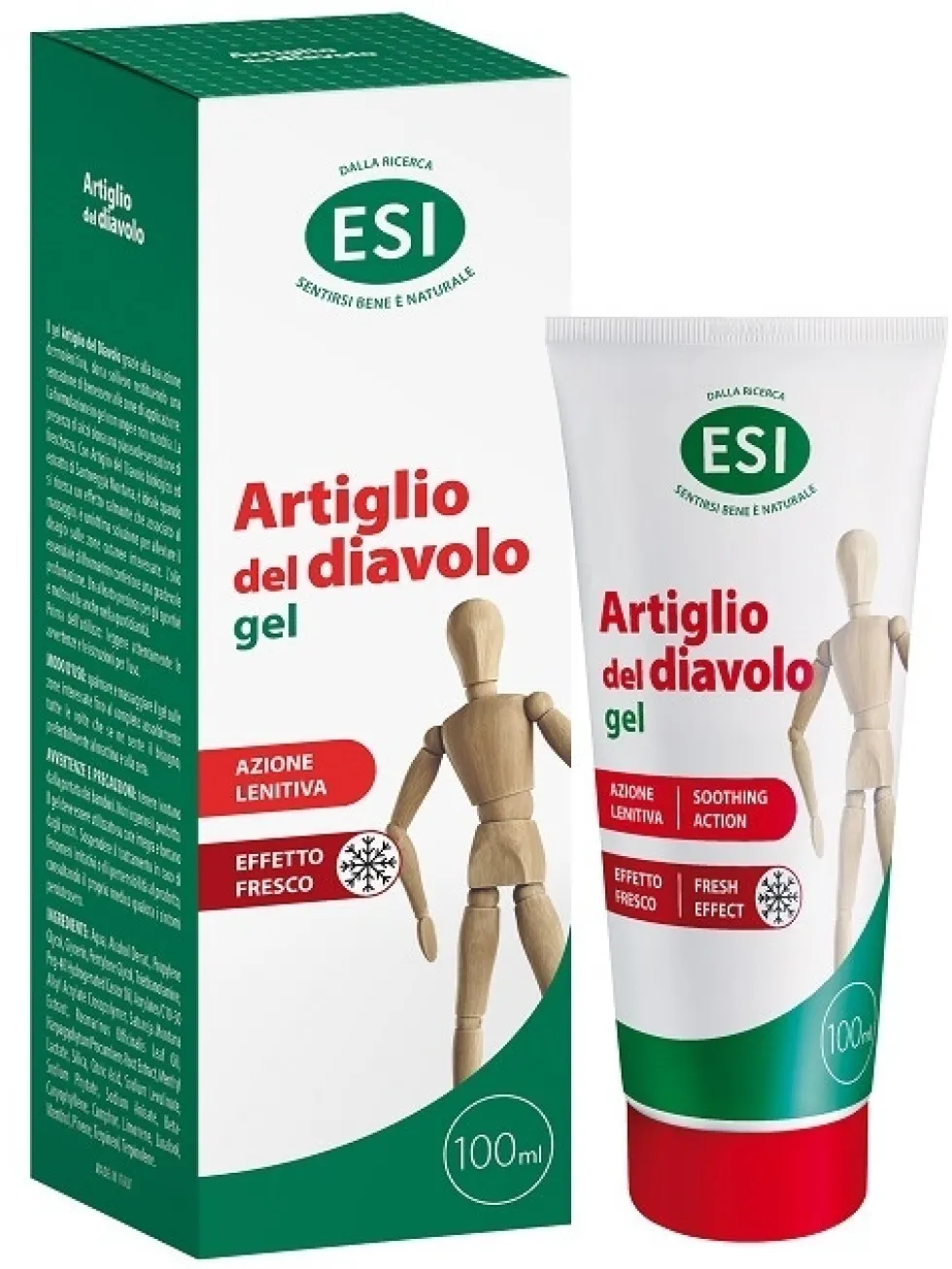 ESI Artiglio del Diavolo - Gel lenitivo e defaticante per muscoli e articolazioni, 100 ml