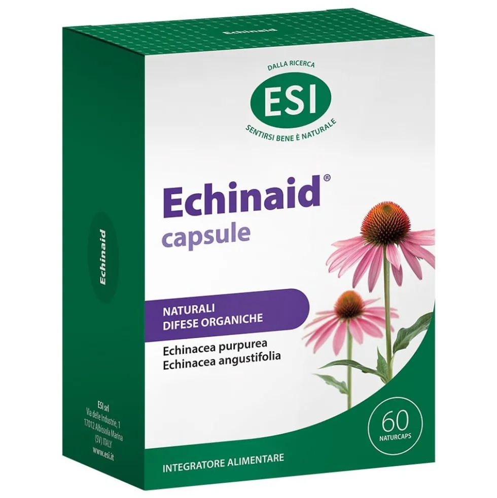 ESI Echinaid - Integratore per rinforzare le difese immunitarie, 60 capsule vegetali