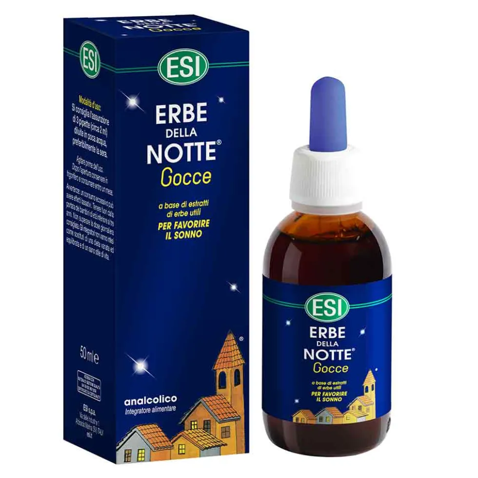 ESI Erbe della Notte - Integratore Rilassante per Favorire il Sonno, 50ml