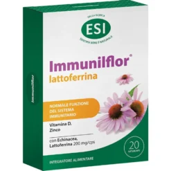 Esi Immunilflor Lattoferrina - Integratore alimentare per le difese immunitarie, 20 capsule vegetali