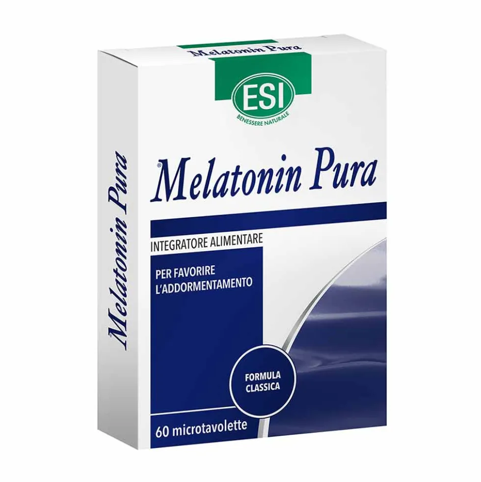 ESI Melatonin Pura - Integratore per Conciliare il Sonno, 60 Microtavolette