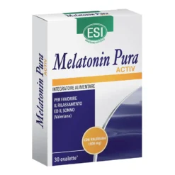 ESI Melatonin Pura - Integratore Activ Melatonina e Valeriana, 30 Ovalette
