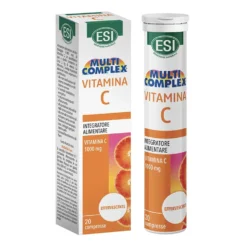 Esi Multicomplex Vitamina C - Integratore per il sistema immunitario, 20 compresse effervescenti