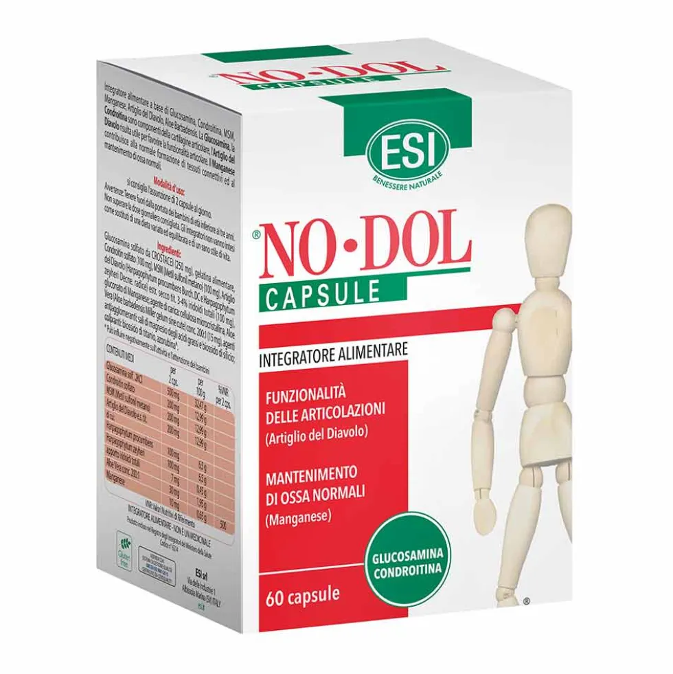 ESI NoDol - Integratore per la Funzionalità delle Articolazioni, 60 Capsule