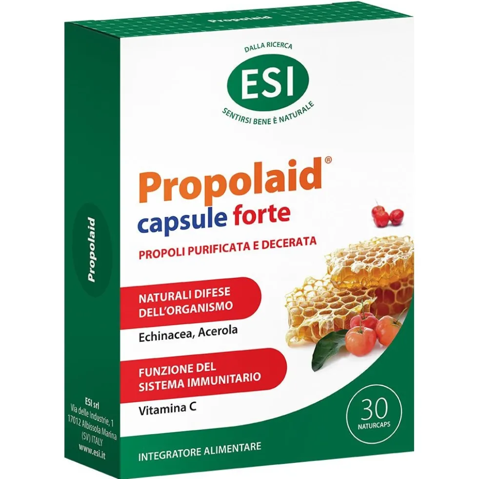 ESI Propolaid Propolurto - Integratore alimentare per le difese immunitarie, 30 capsule