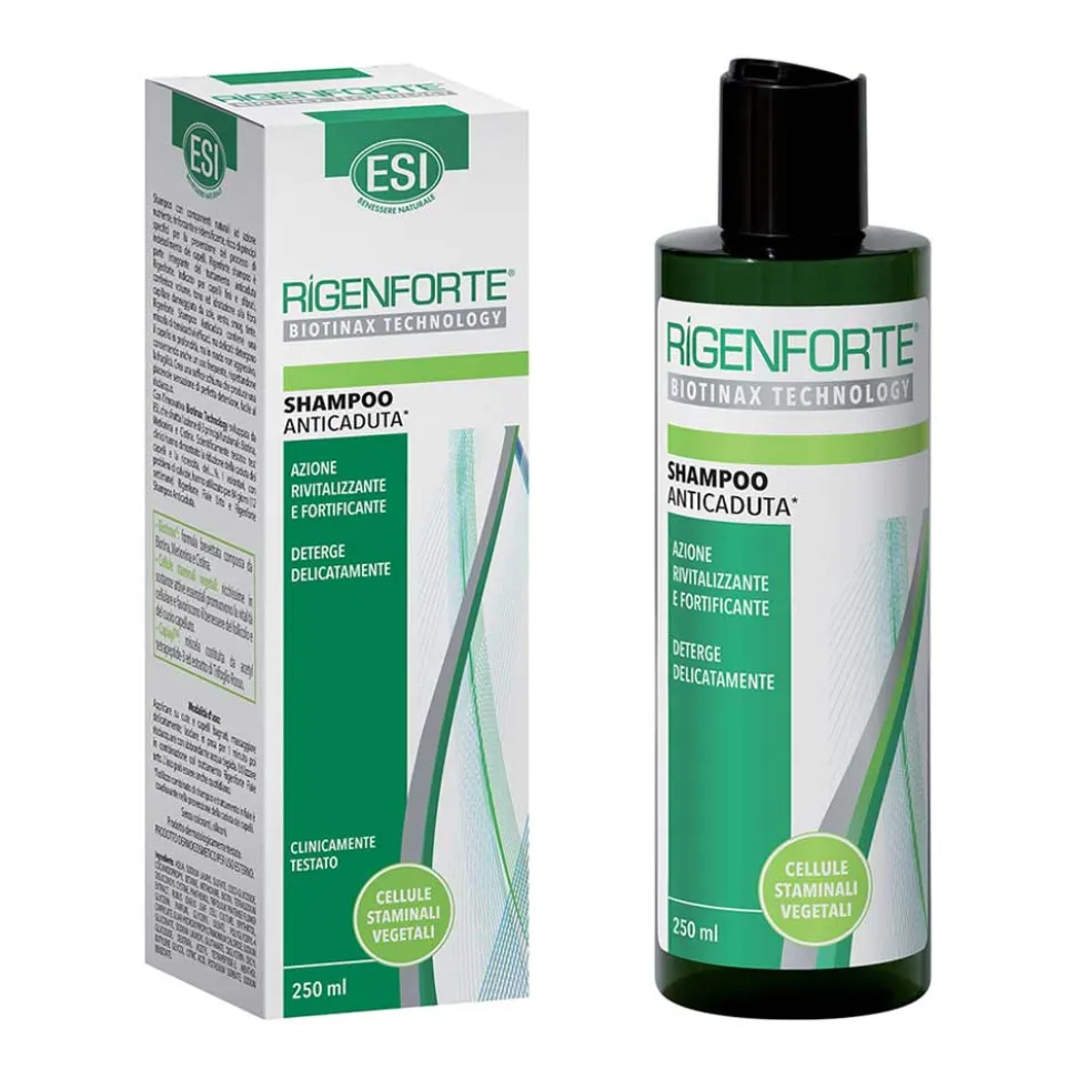 ESI Rigenforte - Shampoo Anticaduta Energizzante Capelli Fini e Sfibrati, 250ml
