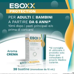 EsoXX Protection Dispositivo Medico per il Reflusso Gastro-Esofageo, 20 Bustine