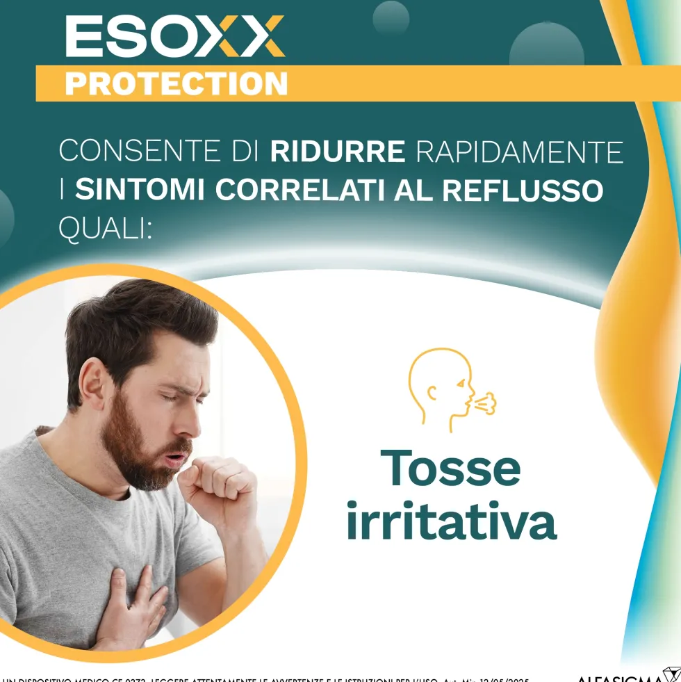 EsoXX Protection Dispositivo Medico per il Reflusso Gastro-Esofageo, 20 Bustine