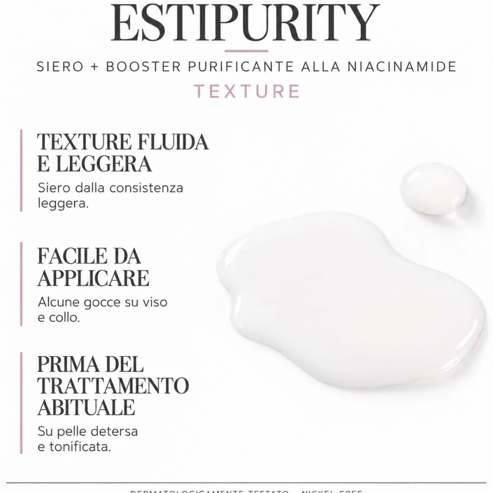 Estiage EstiPurity Siero + Booster Purificante alla Niacinamide, 30ml