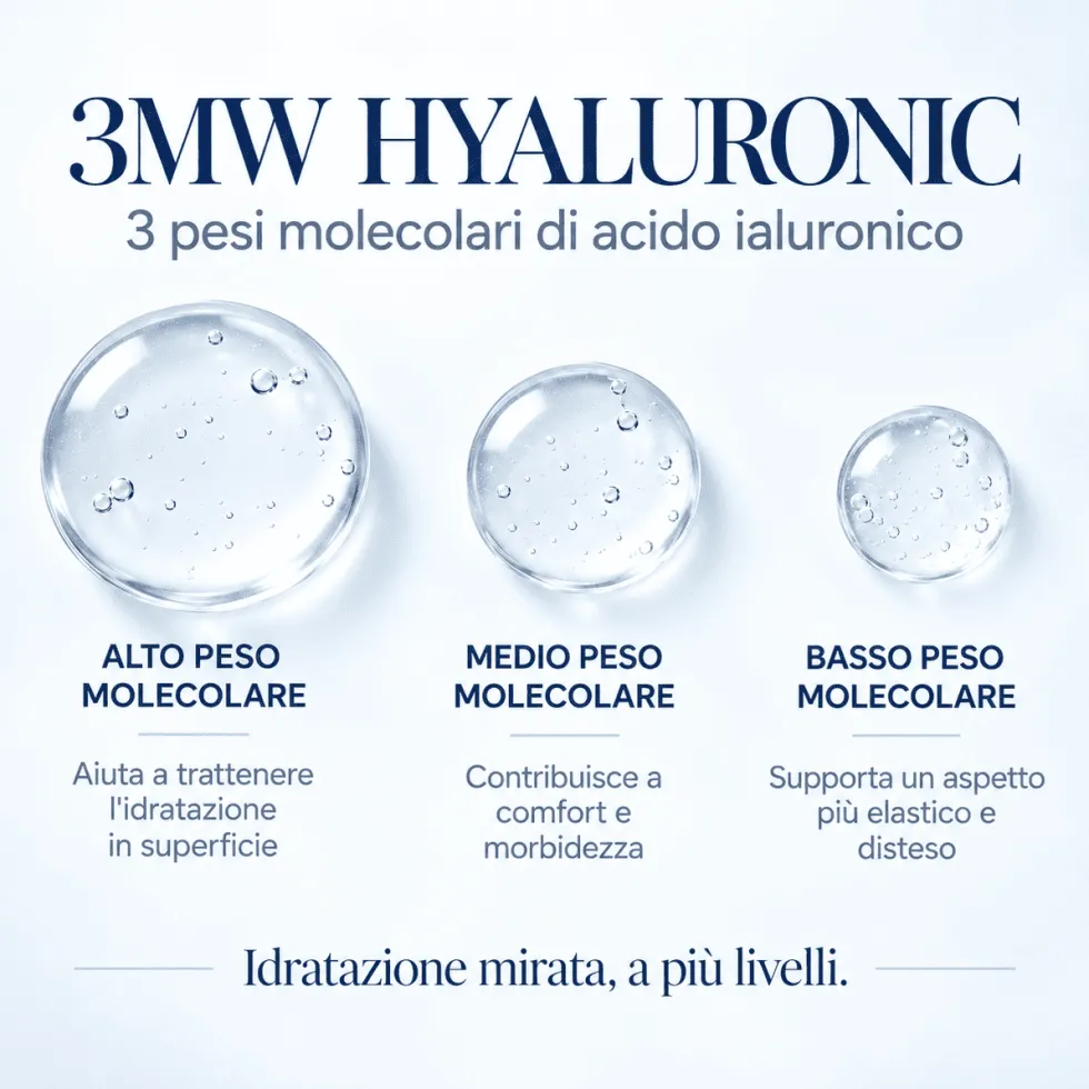 Estiage EstiVitality Siero + Booster con Acido Ialuronico a 3 Pesi Molecolari, 30ml