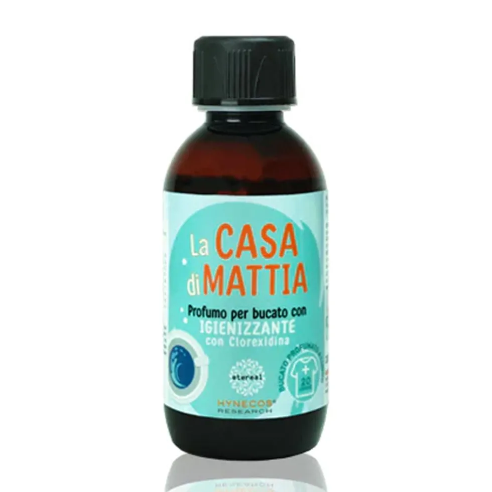 Etereal La Casa di Mattia - Profumo per bucato igienizzante con clorexidina, flacone da 200 ml