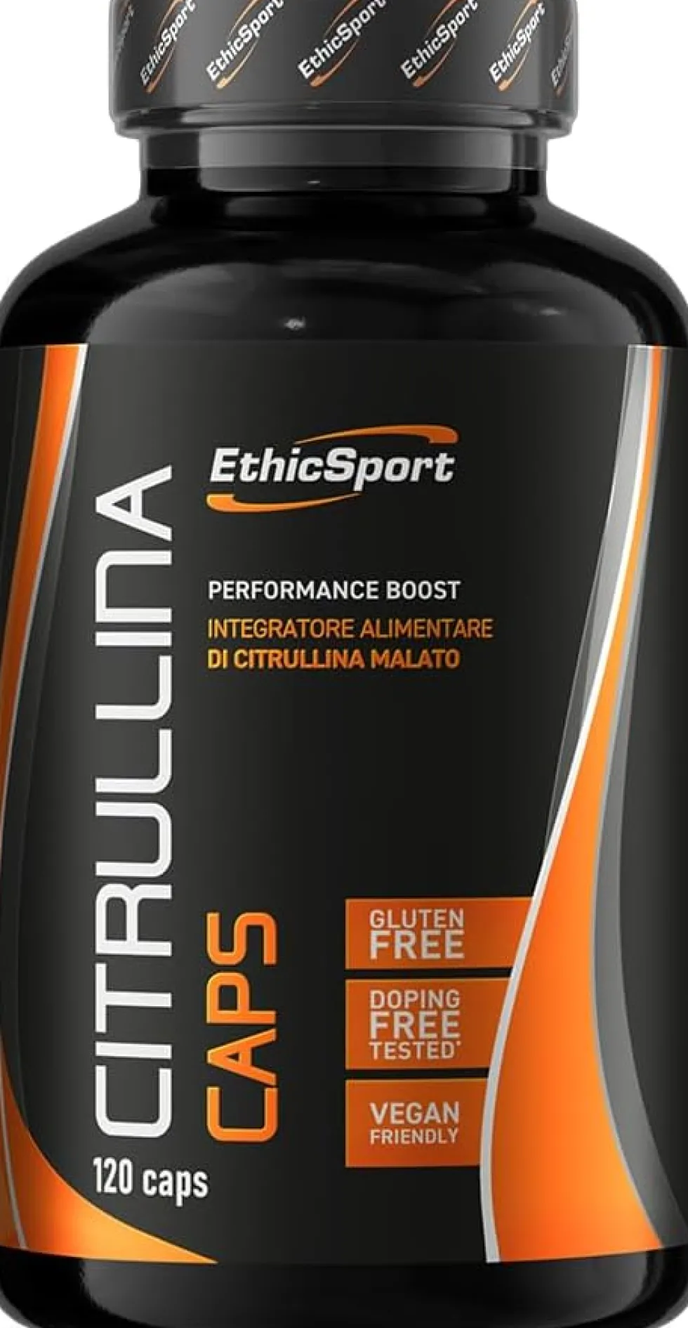 EthicSport Citrullina Caps - Integratore per la funzionalità muscolare, 120 capsule