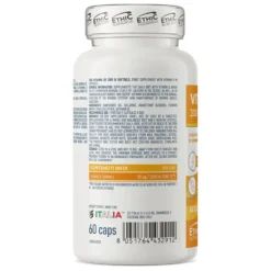 EthicSport Vitamina D3 2000 UI Integratore Ossa Muscoli e Difese Immunitarie, 60 Softgels