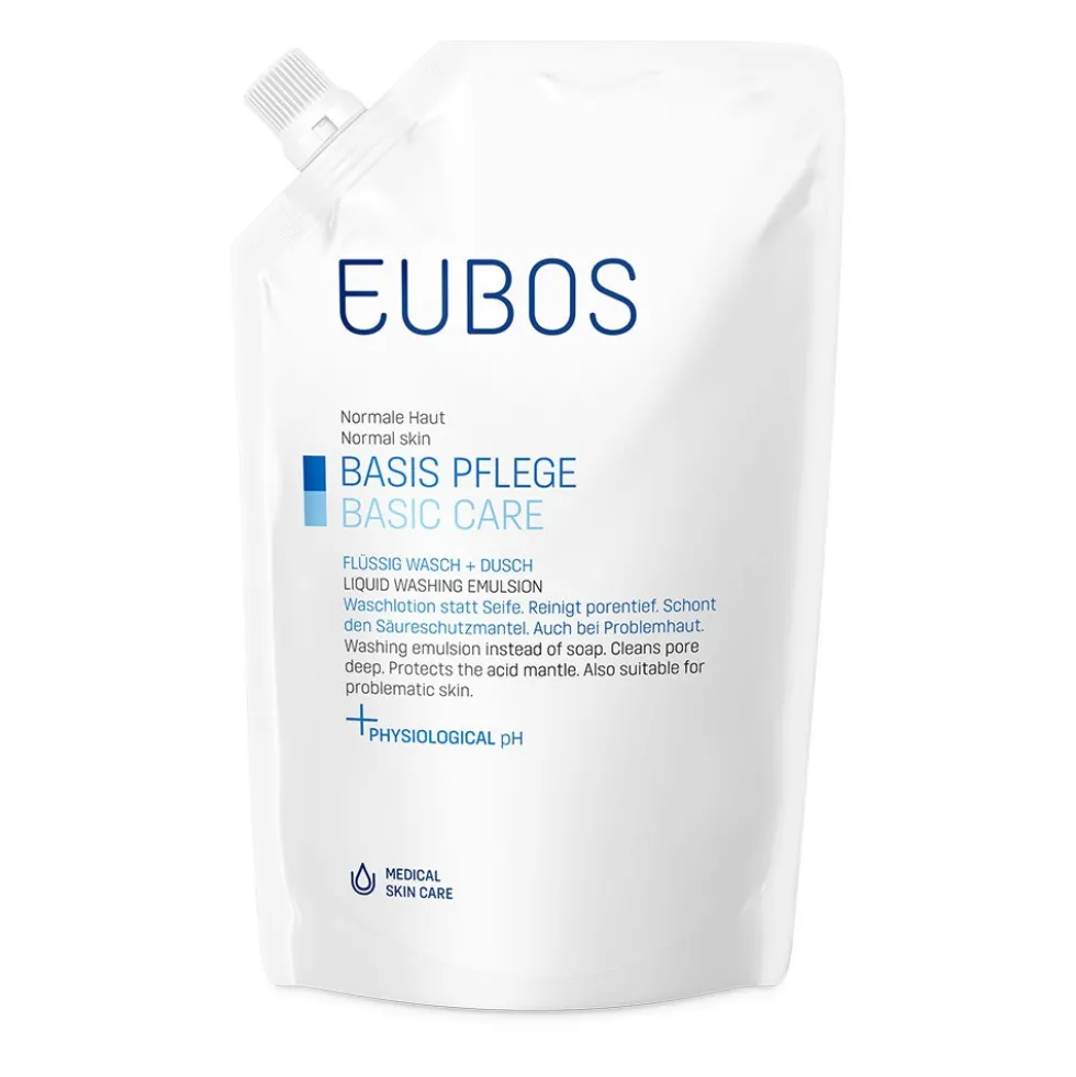 Eubos Base - Detergente Liquido Ricarica, 400ml