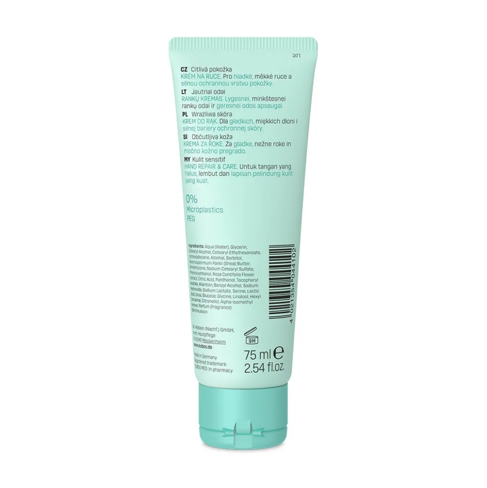 Eubos Sensitive - Crema Mani Riparatrice, 75ml