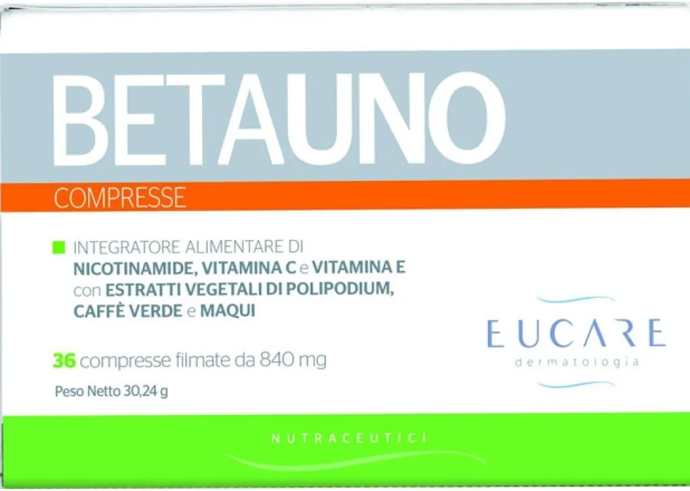 Eucare Nutraceutici Betauno Integratore Alimentare 36 Compresse