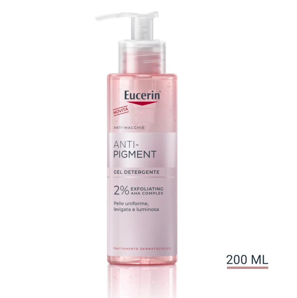 Eucerin Anti-Pigment - Gel Detergente Anti-Macchie Viso, 200ml