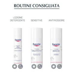 Eucerin Anti-Rose - Trattamento notte lenitivo per la pelle sensibile e arrossata, 50 ml