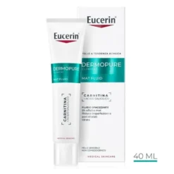 Eucerin Dermopure Clinical - Fluido Opacizzante per Pelle Grassa a Tendenza Acneica Sensibile, 40ml