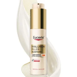 Eucerin Hyaluron-Filler +Elasticity SPF50 Fluido da giorno ultra leggero per le macchie, 50 ml