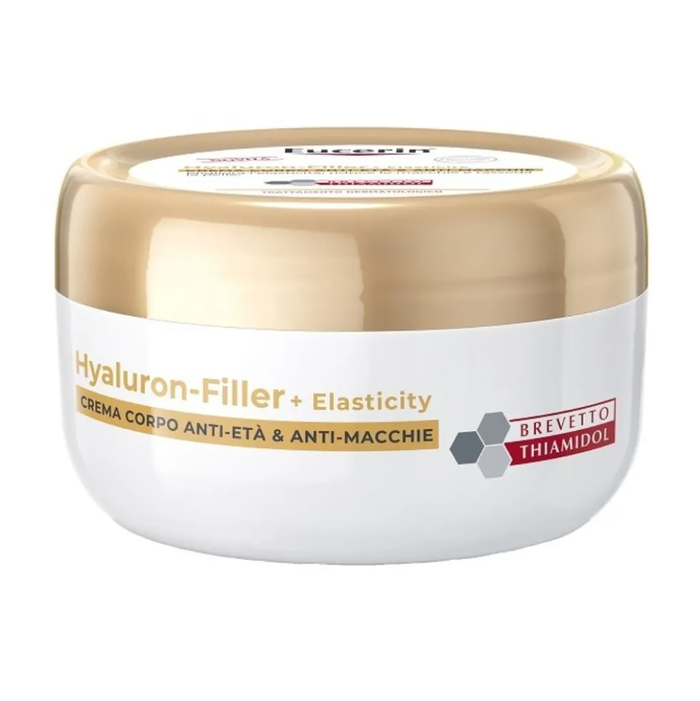 Eucerin Hyaluron Filler + Elasticity - Crema Corpo Anti-Età Anti-Macchie, 200ml