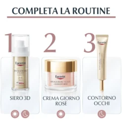 Eucerin Hyaluron Filler + Elasticity - Crema Rosè Anti Età Giorno SPF30, 50ml
